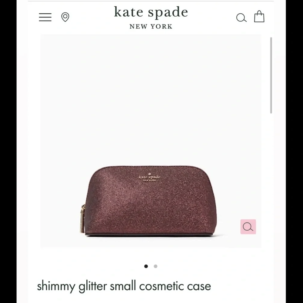 Kate Spade Glitter Make Up Bag - Picture 5 of 7